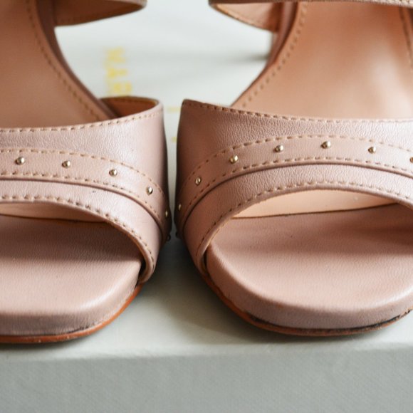 Vince Camuto Nude Tie Back Sandals - Picture 8 of 9